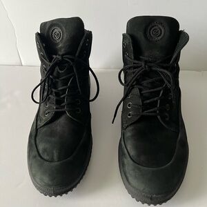 Ecco Womens Black Soft Lace up Ankle Boots Sz.6.5